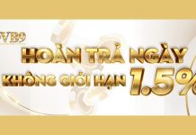 Khuyến Mại Vb9 – Tổng Hợp Các Chương Trình Cực Hot Chương trình hoàn tiền không giới hạn, lên đến 1.5%