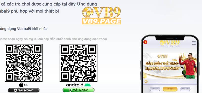 Cách tải app VB9 về điện thoại dễ dàng cho cược thủ